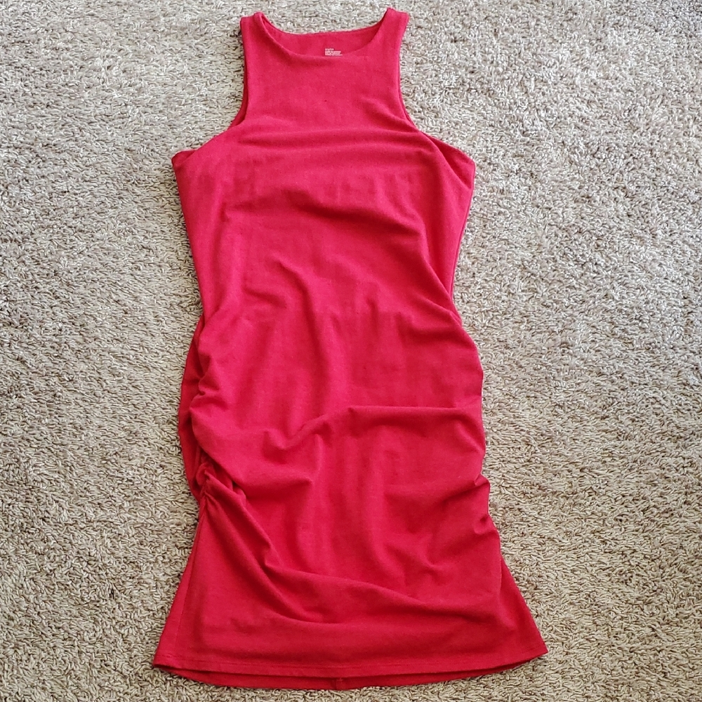 Victoria's Secret Ruched Red Dress